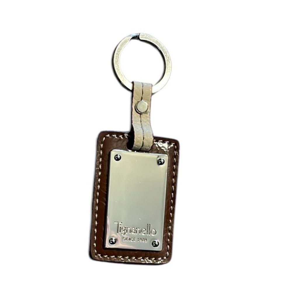 Tignanello Brown and Silver Key Holder